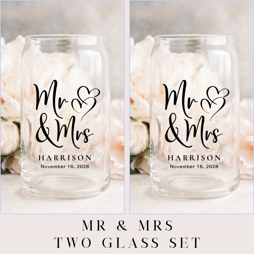 Chic Mr Mrs Bride Groom Wedding | Zazzle