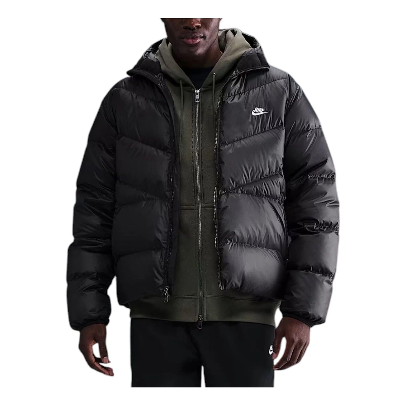 Nike Windrunner Statement Down Jacket 'Black' HQ7790-011 | KICKS CREW