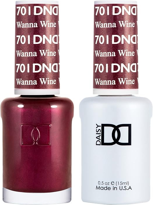 DND Gel Nail Polish Duo, Red, 0.5 Fl Oz Each | Amazon (US)
