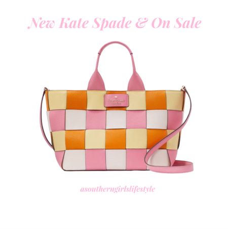 Love love this from now right through Fall! New Pink Multi Basket Woven Leather Tote! 

Kate Spade & On Sale! 

#LTKsalealert #LTKstyletip #LTKitbag