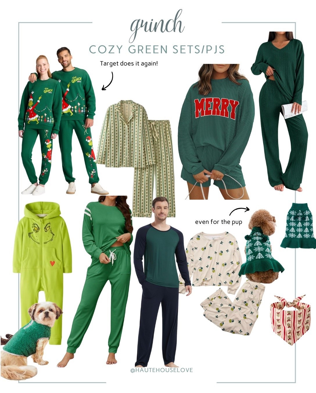 Grinch Week—cozy green sets an pjs, puppy included! 

#LTKHoliday #LTKSeasonal