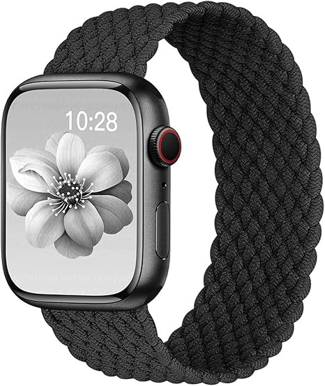Braided Solo Loop for Apple Watch Band 40mm 42mm 41mm 38mm 44mm 46mm 45mm Ultra/3 2 49mm Men/Wome... | Amazon (US)