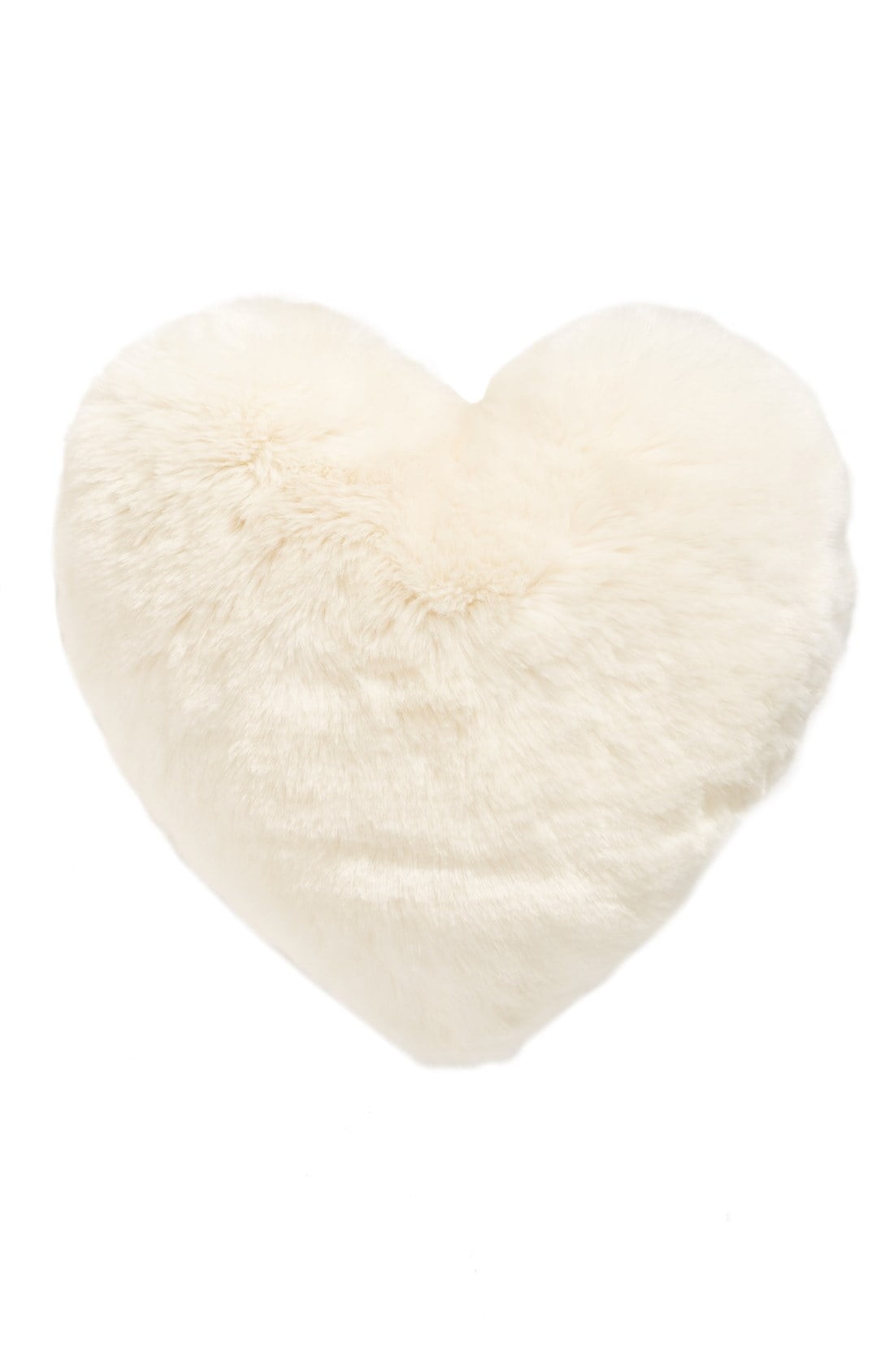 'Cuddle Up' Faux Fur Heart Accent Pillow | Nordstrom