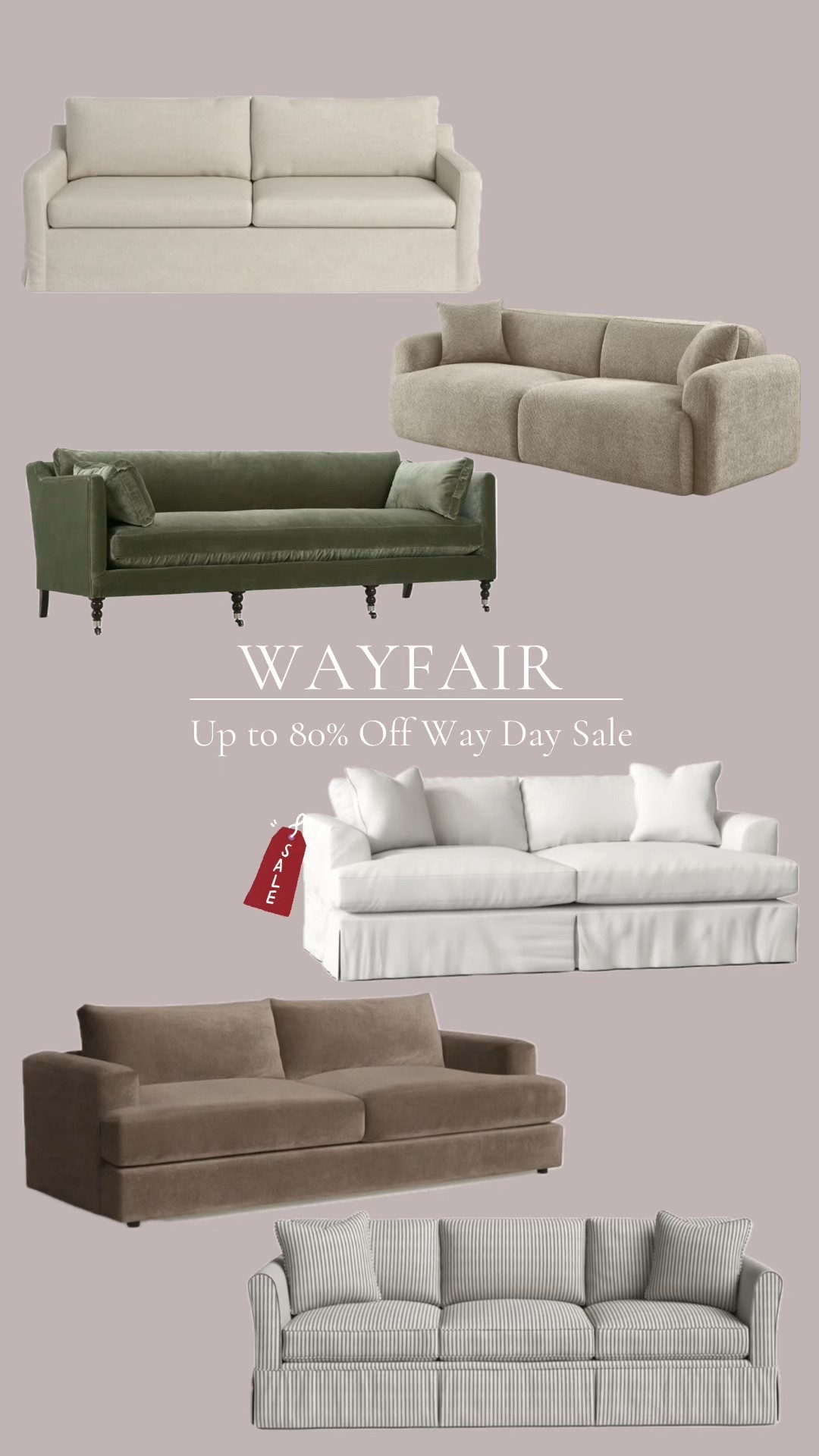 Wayfair Way Day top sofa picks!🙌🏼 up to 80% off now! 

#LTKHome #LTKStyleTip