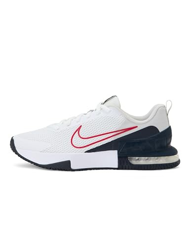 Nike Men's Air Max Alpha Trainer 6 Workout Shoes, White/University Red-Neutral Grey, 11 | Amazon (US)