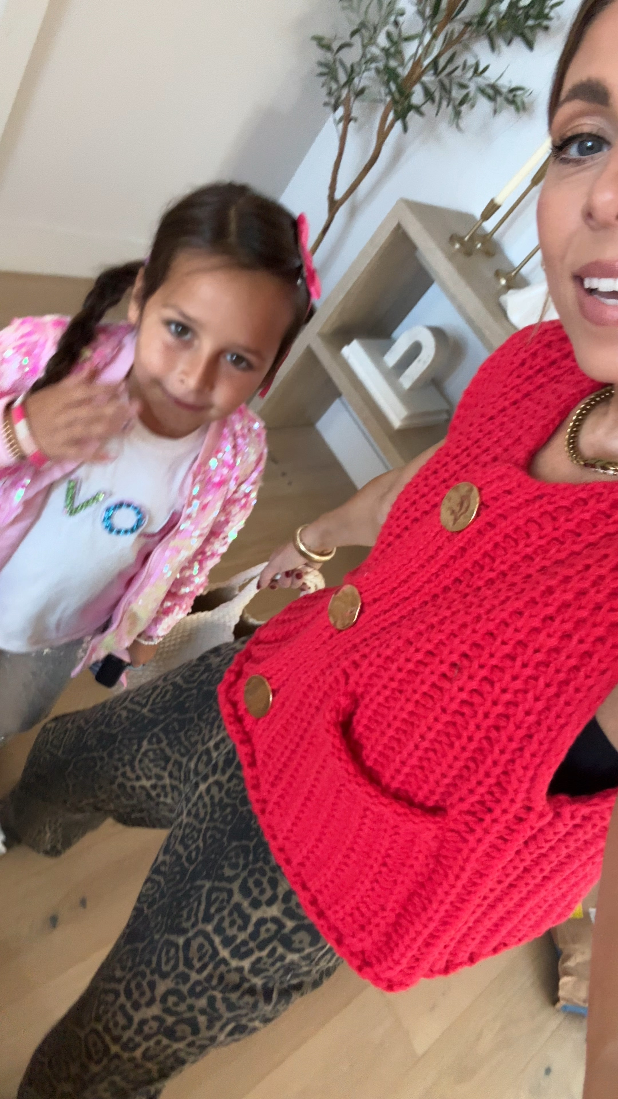 Kidzbop concert outfits! Pink sequin jacket and sequin pants. Viral Amazon top and leopard jeans for me 

#LTKFindsUnder100 #LTKFamily #LTKKids