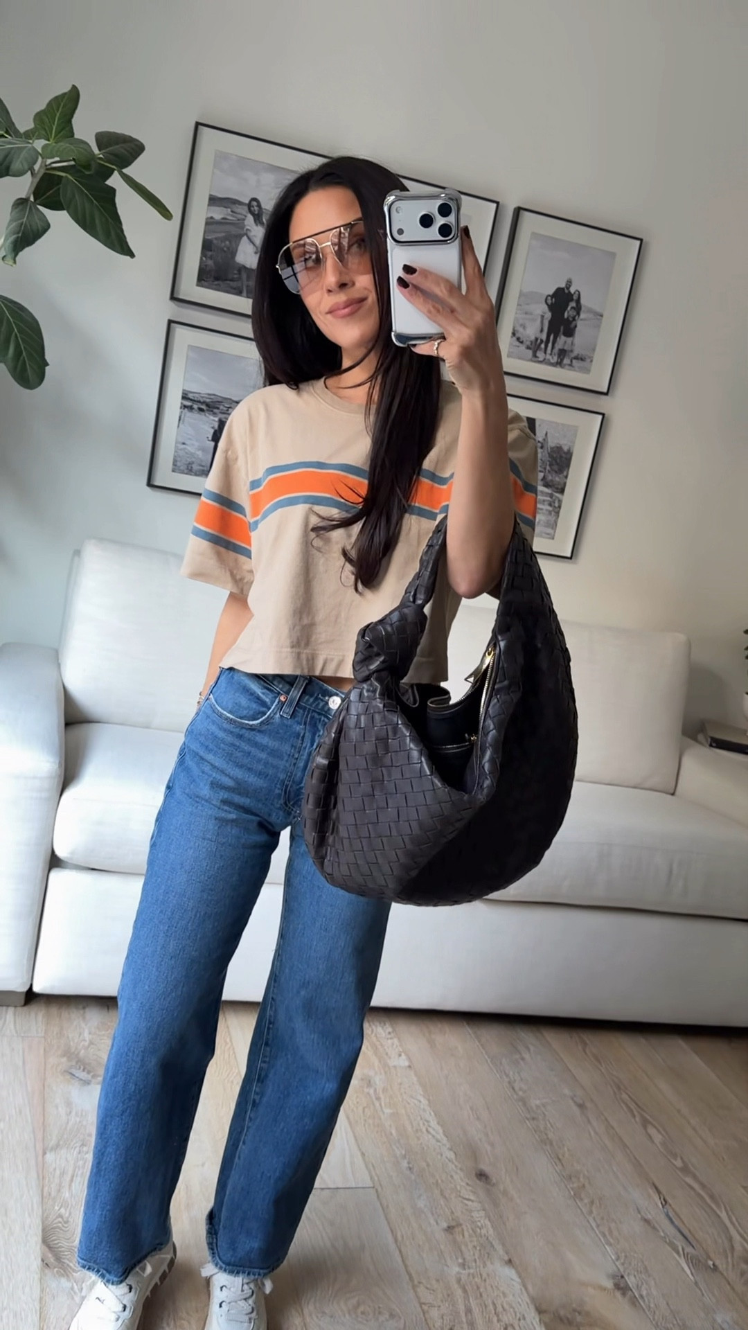 Mom casual in my favorite jeans and retro top and sunnies 

#LTKootd #LTKmomlife