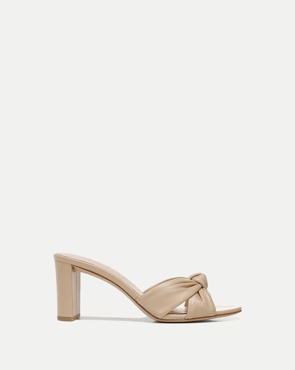 Veronica Beard Ganita Knot-Front Sandal Nude | Veronica Beard