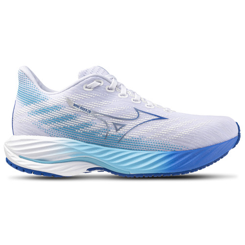 Mizuno Womens Mizuno Wave Rider 28 - Womens Shoes White/Mugen Blue Size 09.0 | Foot Locker (US)