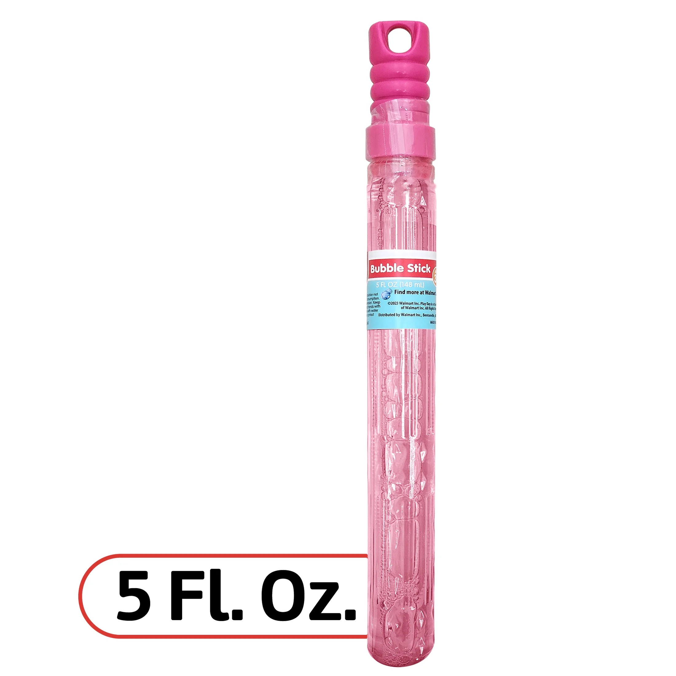 Play Day Bubble Stick, Pink, 5 fl oz, for Child Ages 3+ | Walmart (US)