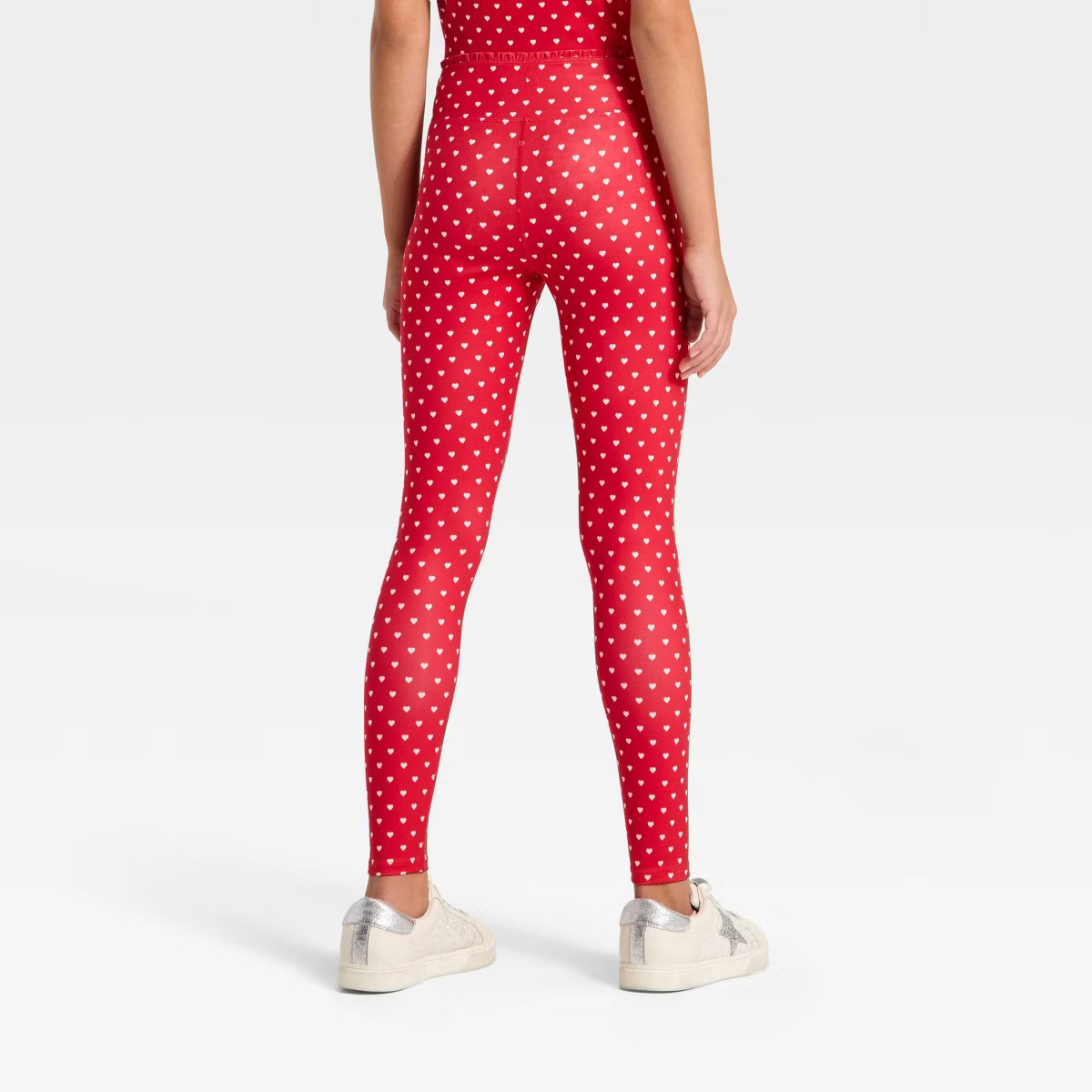 Girls' Crossover Ruffle Waistband Leggings - All In Motion™ | Target