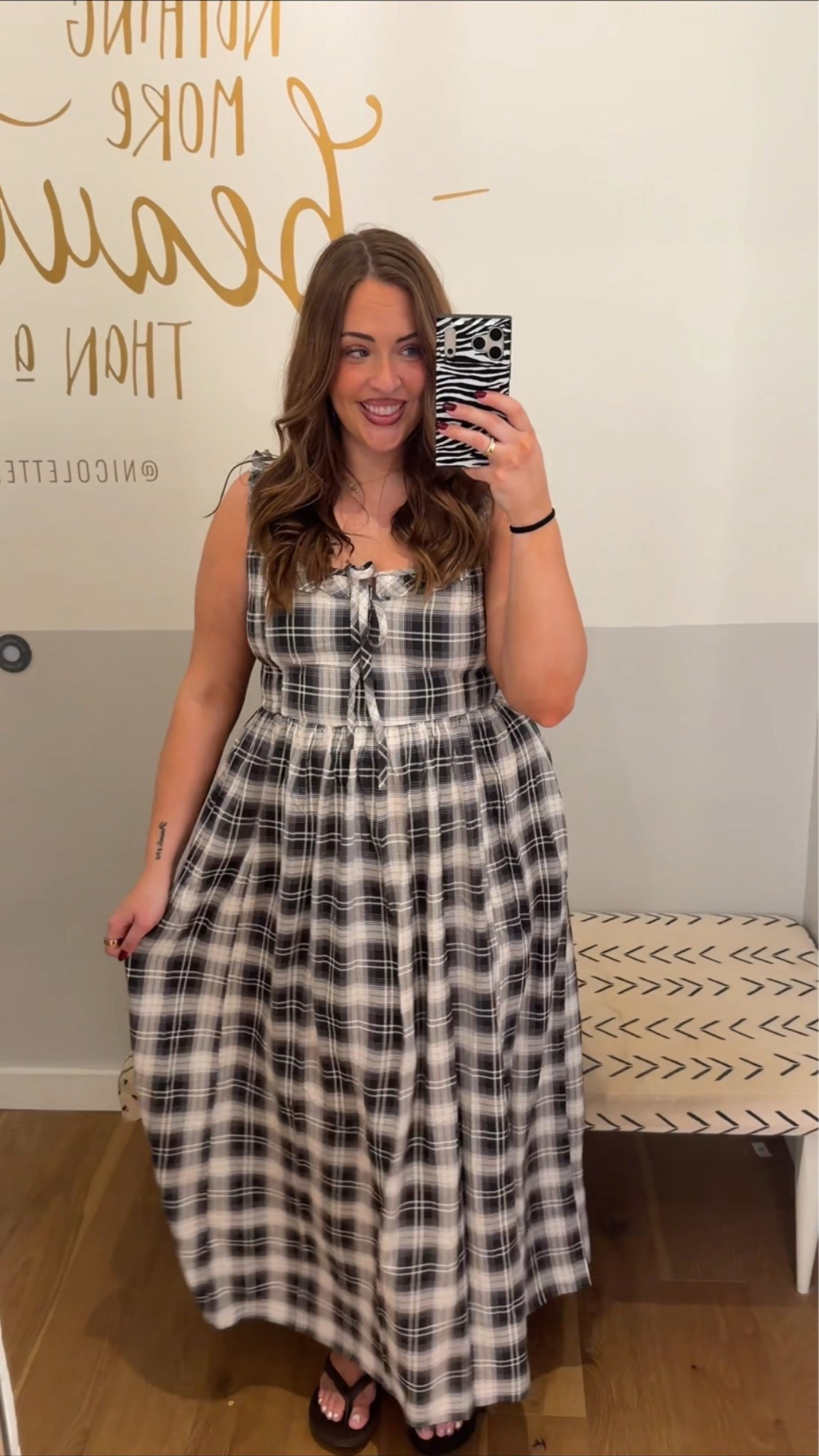 Wearing a large!