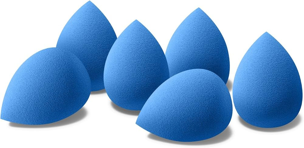 FACEMADE 6 PCS Makeup Sponges Set, Makeup Sponges for Foundation, Latex Free Beauty Sponges, Flaw... | Amazon (US)
