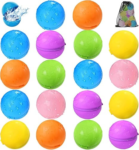 SOPPYCID Reusable Water balloons, Summer Toy Water Toy for Boys and Girls, Pool Beach Toys for Ki... | Amazon (US)