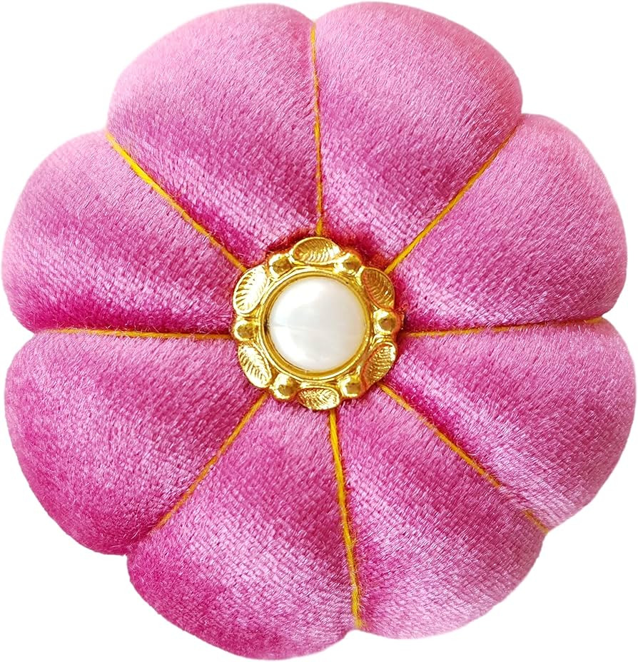 CUSHYSTORE Velvet Wrist Pin Needle Cushion Pincushion for Sewing with Adjustable Elastic Strap Fi... | Amazon (US)