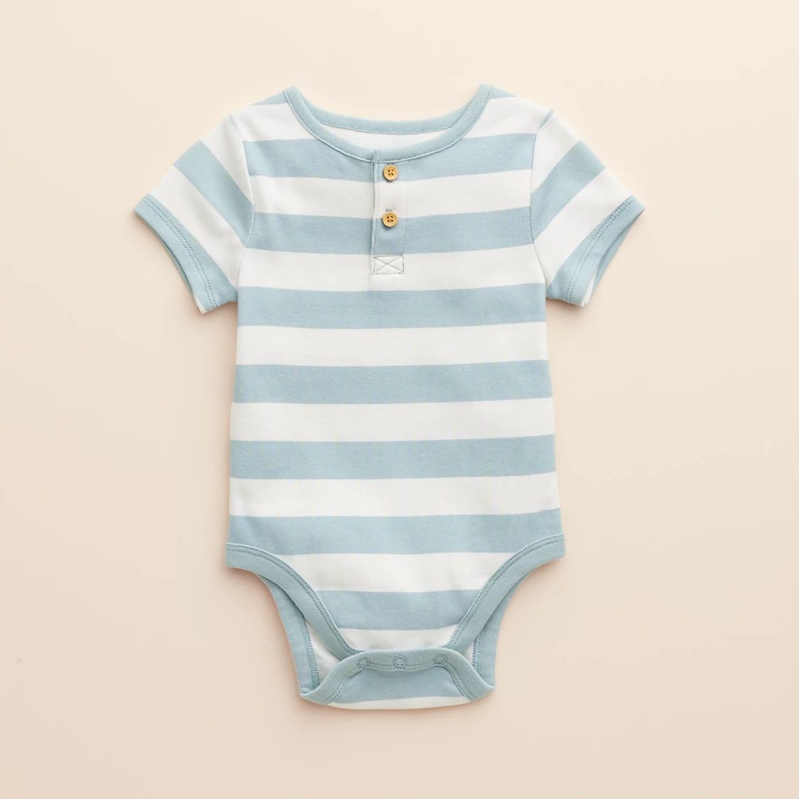 Baby Little Co. by Lauren Conrad Organic Short-Sleeve Henley Bodysuit | Kohl's