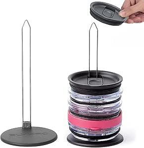 ELYPRO - Revolutionary Tumbler Lid Organizer - Space-Saving Design - Slim Vertical Storage for Up... | Amazon (US)