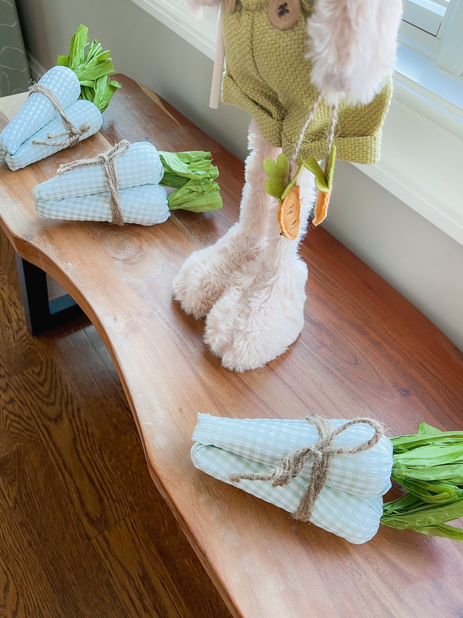 Loving these fabric carrots Easter decor from Walmart!!
Spring decor 
Spring home 

#LTKhome #LTKunder50 #LTKSeasonal