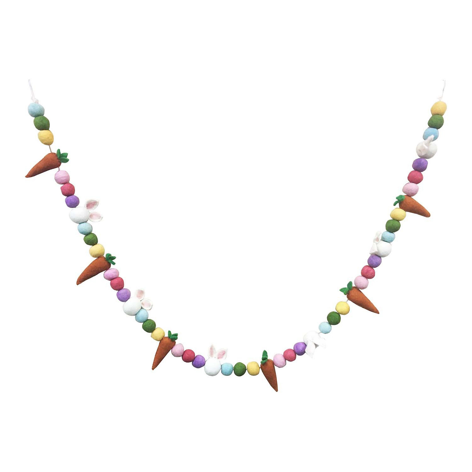 Celebrate Easter Together Felted Wool Bunny Garland | Kohl's