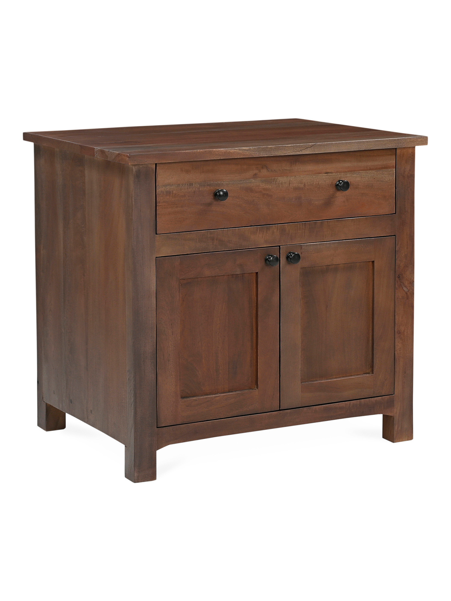 28x22x26.5 Solid Wood Gene Charging Nightstand | TJ Maxx