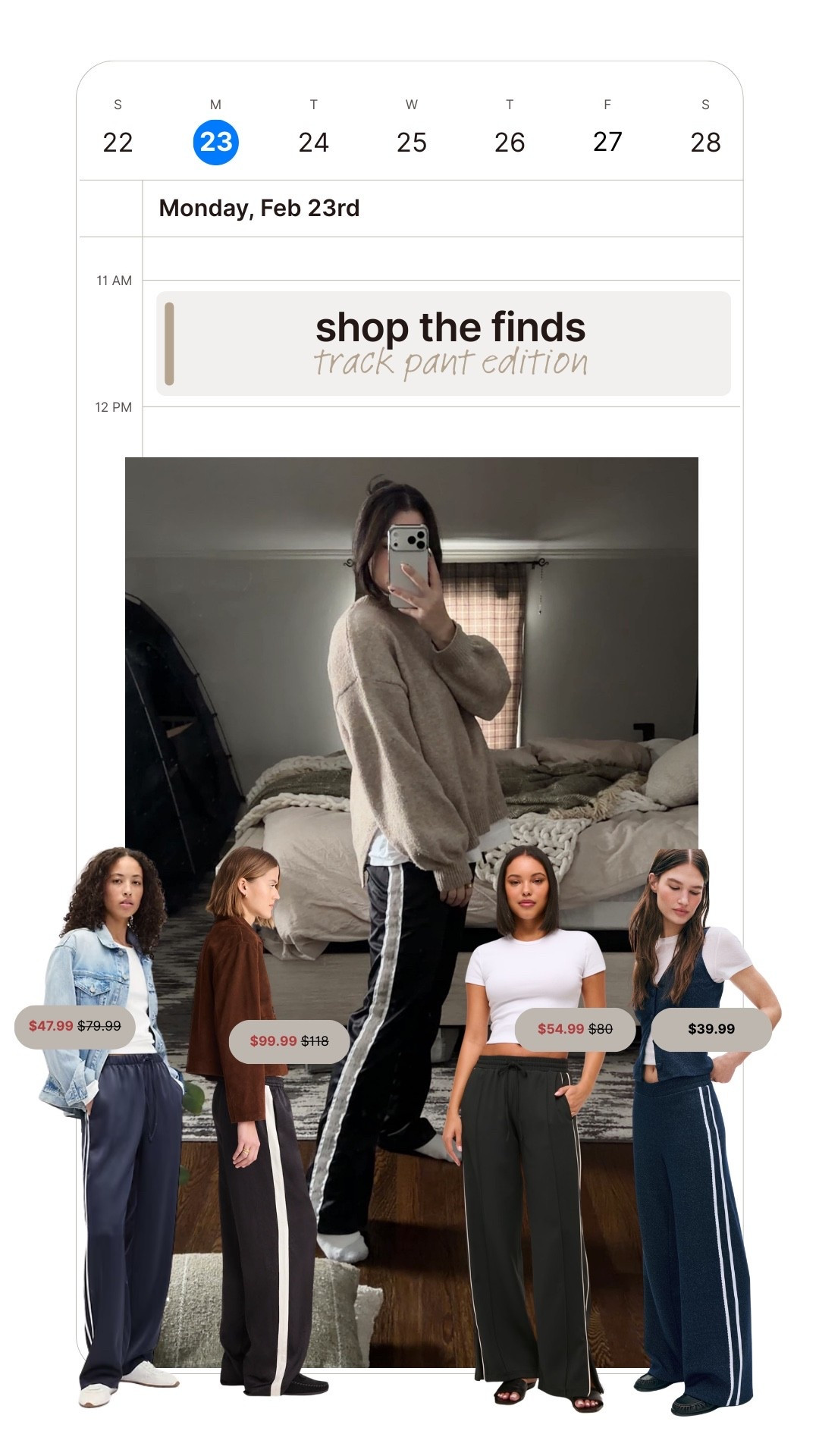 When you see silk pants and track pants are on trend for spring and I’m all for it. Pulled some style and most are even on sale right now!! 

#LTKmomlife #LTKootd #LTKSaleAlert