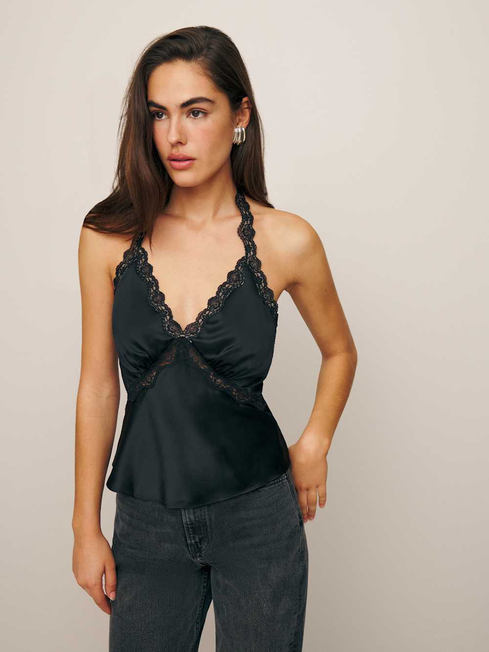 Monica Silk Top | Reformation (Global)