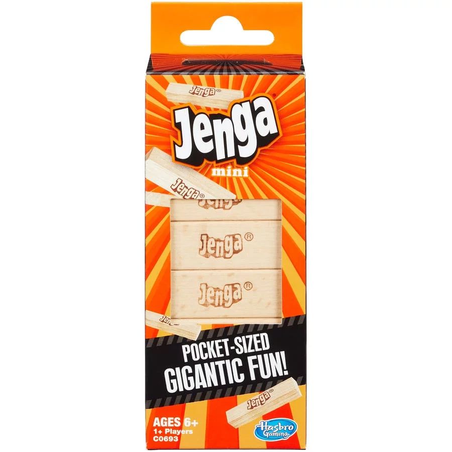 Jenga Mini Game, for Kids Ages 6 and up, for 1 or More Players, Mini Version - Walmart.com | Walmart (US)
