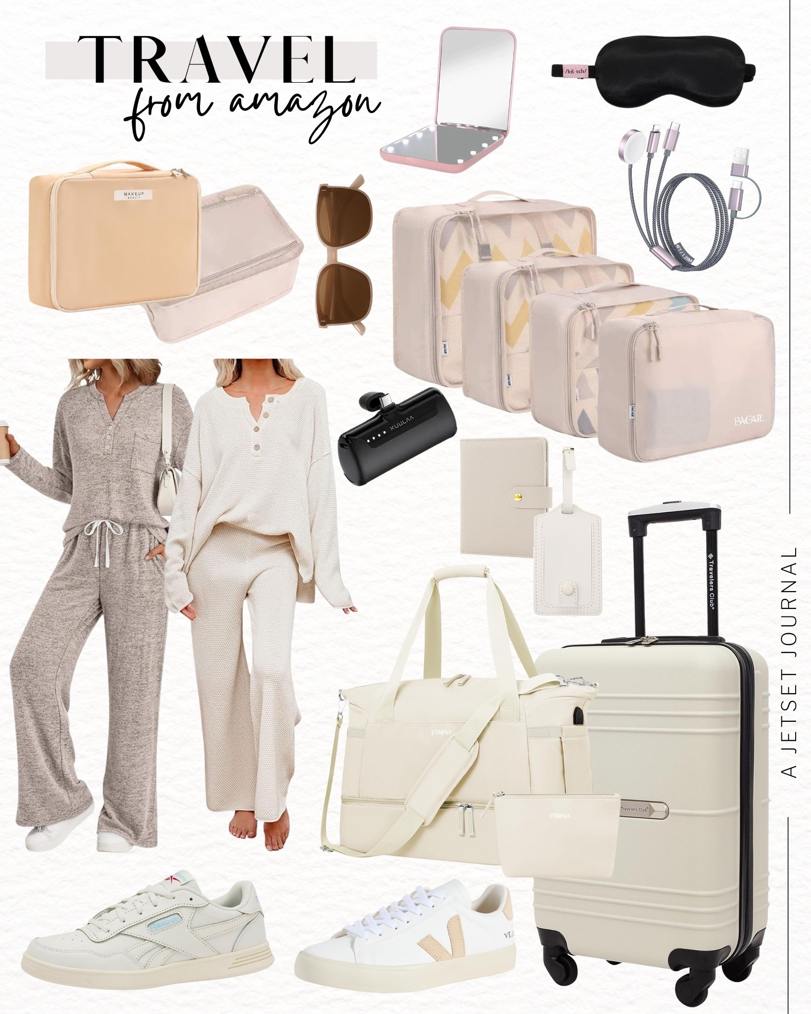 These new travel finds are perfect to get before your next trip!
carry on luggage, duffel bag, two piece lounge set, airport outfit, veja sneakers, packing cubes, spring vacation, winter travel, travel picks, winter outfit, travel must have, packing tips, travel hack, amazon favorite, affordable finds

#LTKTravel #LTKSeasonal #LTKU
