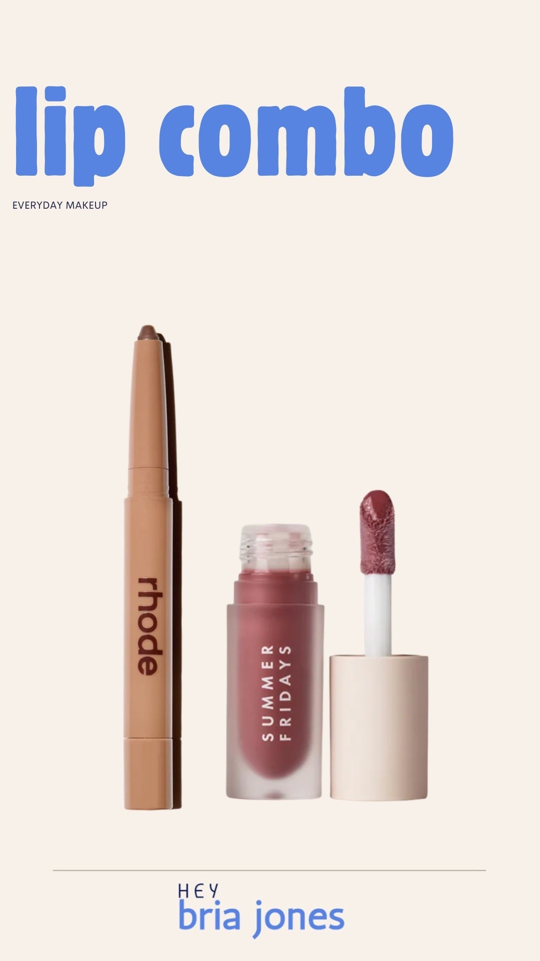 The perfect everyday lip combo 💋

Summer Fridays + Rhode 

#LTKBeauty #LTKFindsUnder100