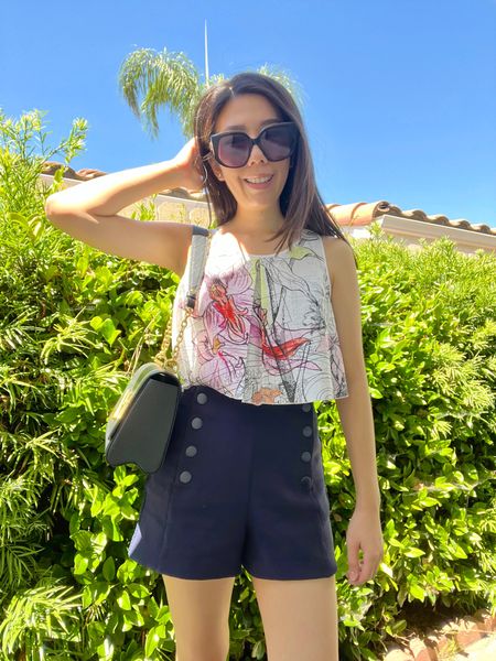 These sailor shorts are my most worn piece this summer! Who would have thought they would be so versatile. Since these shorts are high waisted, I was able to pair them with my flounce crop top without exposing my midriff! To complete the look, I wore my oversized Max Mara sunnies and my LV Twist! 

#LTKFind #LTKSeasonal #LTKunder100