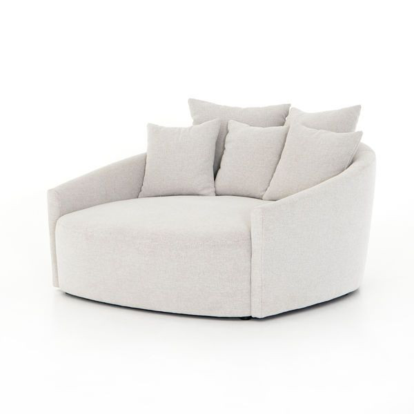 Chloe Oversized Media Lounger in Delta Bisque | Scout & Nimble