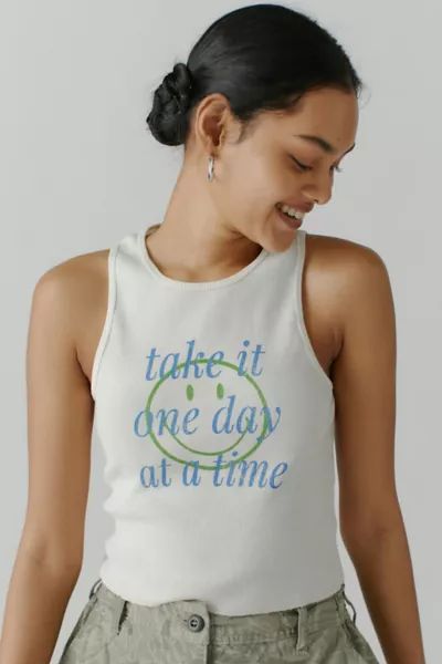 Desert Dreamer UO Exclusive One Day At A Time Tank Top | Urban Outfitters (US and RoW)