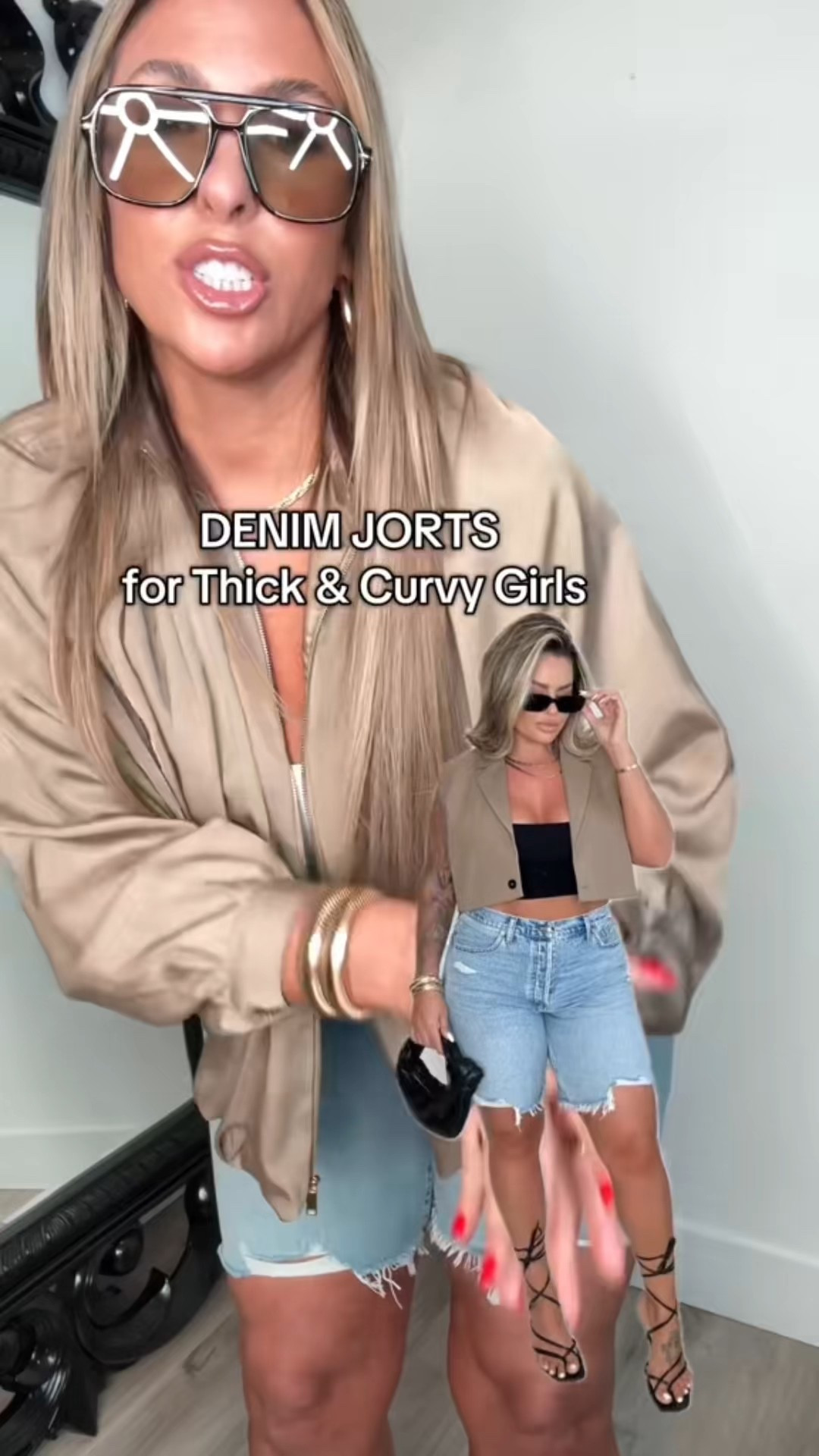 midsize and curvy friendly long shorts from madewell size 31 (12) has some stretch (the fit is so good) will also stretch out a bit for perfect relaxed fit without being frumpy. Linked 2 retailers, Nordstrom and Madewell selling these shorts

amazon jacket size L (khaki)

tank top m/l (long crop) also comes in short crop waist length. 

heels old and unavailable   
@Madewell 

#LTKMidsize #LTKFindsUnder100 #LTKSummerEdit #LTKSummerEdit #LTKMidsize #LTKStyleTip

#LTKMidsize #LTKootd

#LTKMidsize #LTKootd #LTKOver40

#LTKMidsize #LTKOver40 #LTKootd