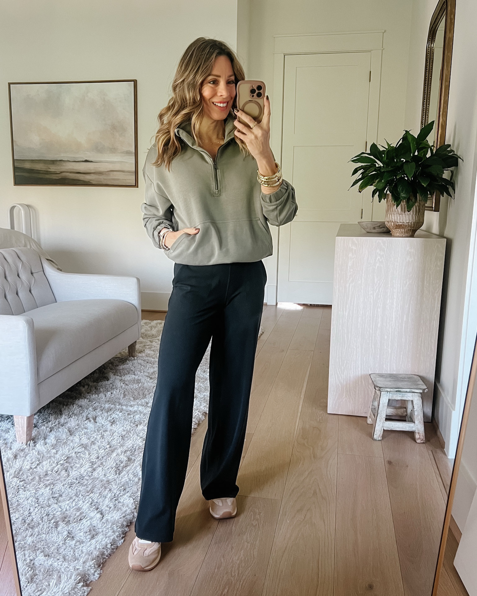 Amazon lounge and activewear quarter zip that is so so soft 

Quarter Zip: I’m wearing a Small

Leggings Fit: I’m wearing an XS

#LTKOver40 #LTKPetite #LTKgrwm