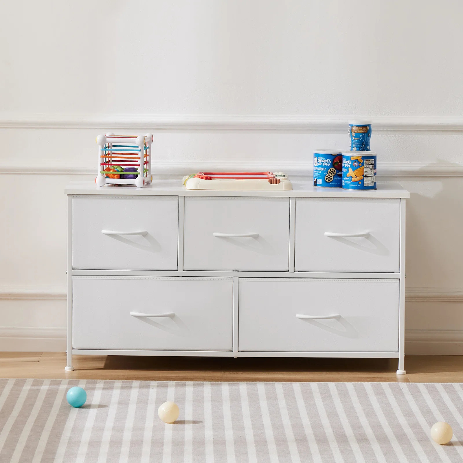 Kathiria 39.4"W 5 Drawer Small Dresser, Kid Dresser | Wayfair North America