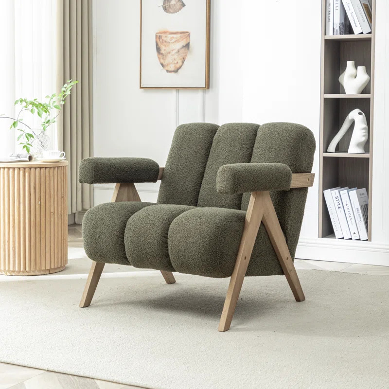 Chenice Upholstered Armchair With Frame | Wayfair North America