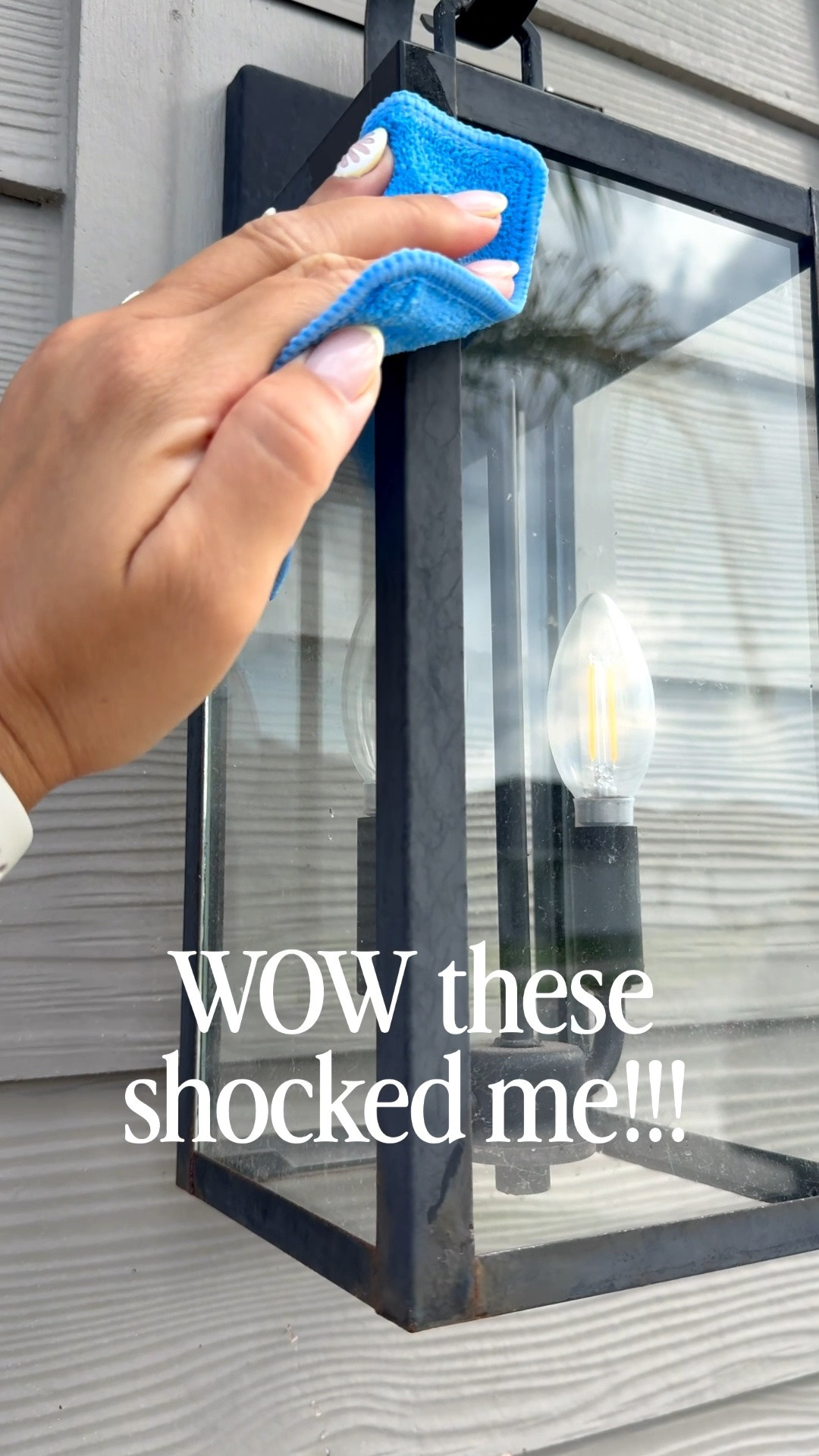Wow these restore wipes are amazing!! Use on exterior lights, patio furniture, etc 👏🏽 also linked my affordable garage lights for you! 

Amazon genius find, Amazon home finds, cleaning hacks, Amazon home hacks, garage lights, Amazon lighting

#LTKHome