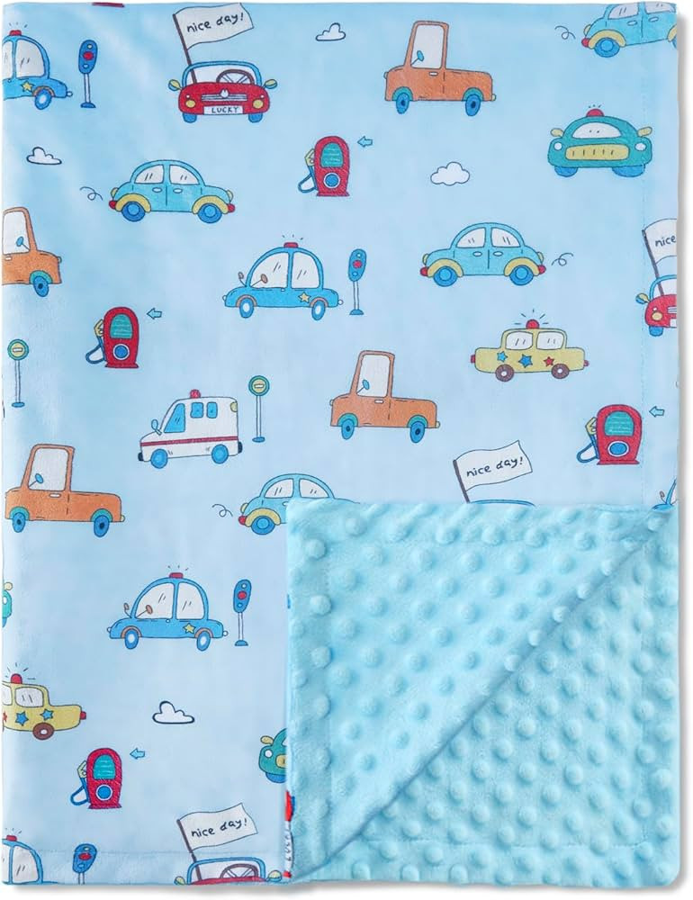 QSTEHEML Baby Blankets for Boys Neutral,Super Soft Nursery Minky Blanket Unisex, Baby Gifts Doubl... | Amazon (US)