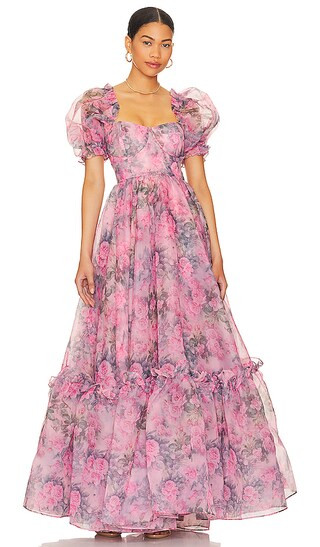 Selkie The Ritz Gown in Pink. - size XXS (also in 2X) | Revolve Clothing (Global)