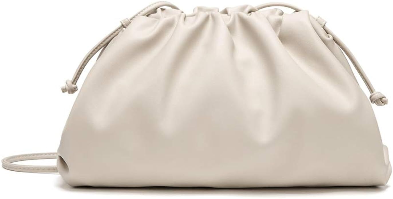 Women Dumpling Shoulder Bag Designer Chain Handbag Soft Cloud Crossbody Pouch Bag Ruched Clutch P... | Amazon (US)