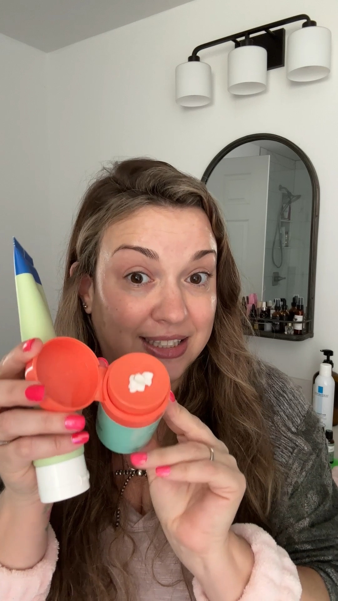 Part 2! My everyday skincare routine! Affordable beauty. Affordable skincare. Moisturizer. Serum. Snail mucin. Magnifying mirror. Makeup mirror. Retinol. Dry skin. Hormonal acne products  

#LTKFindsUnder50 #LTKBeauty