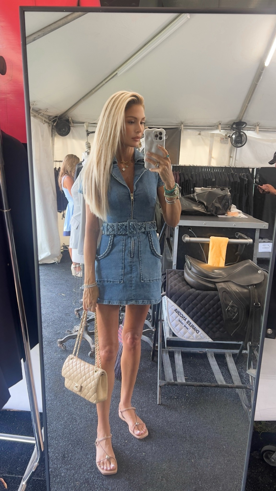 Denim dress
