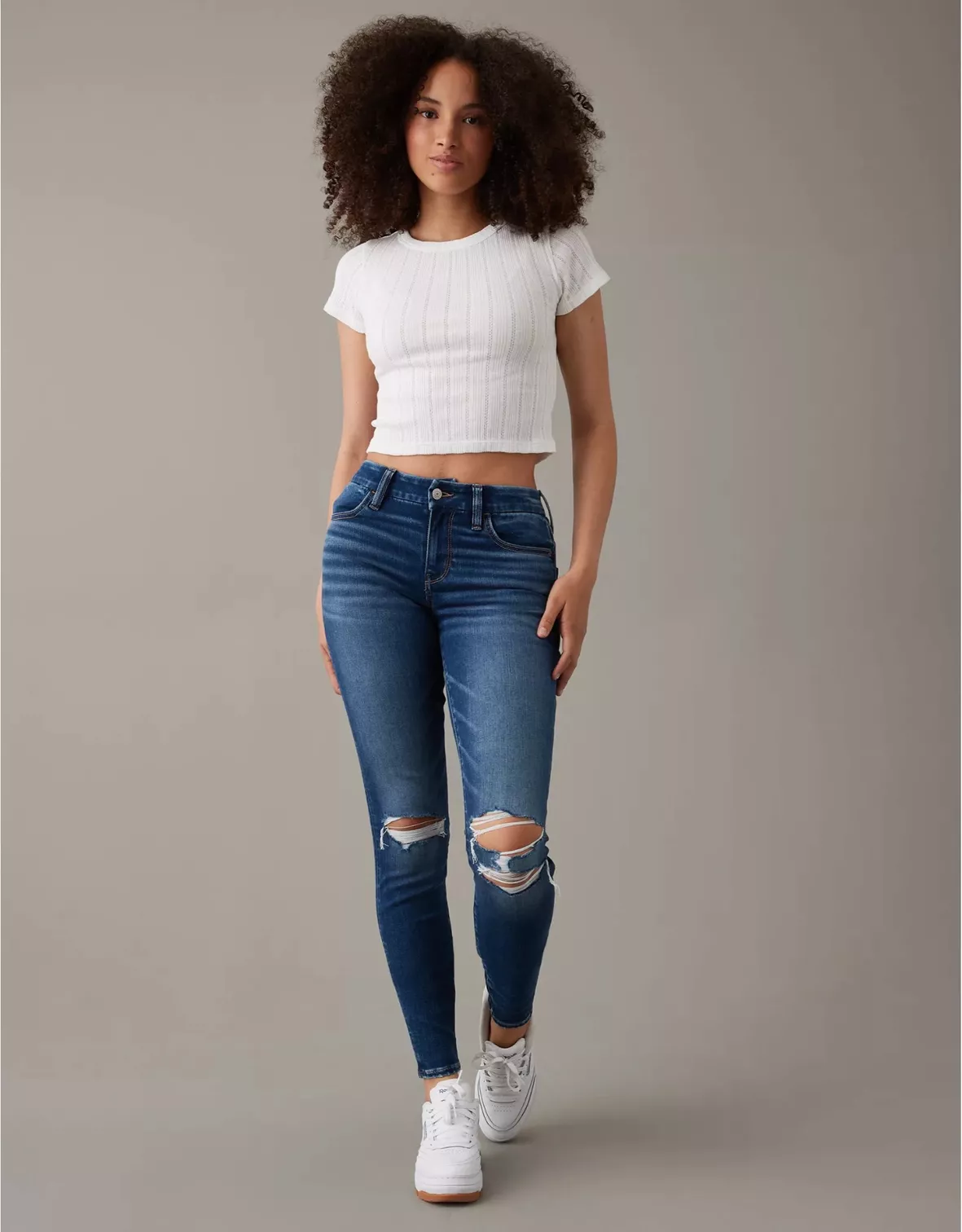 Extra High-Waisted Ripped Cut-Off … curated on LTK