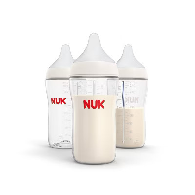NUK Perfect Match Baby Bottle - Medium Flow - 8oz/3pk | Target
