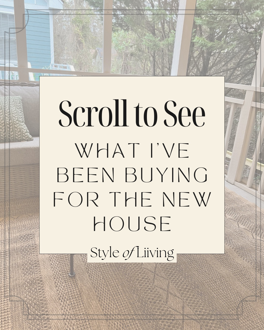 What I’ve been buying for the new house! Bedroom furniture from Pottery Barn, porch furniture and decor from Walmart, Amazon, Lowe’s, and Etsy!
#newhouse #porchfurniture #outdoorfurniture #bedroom #bedroomfurniture

#LTKstorytime #LTKHome #LTKdayinmylife