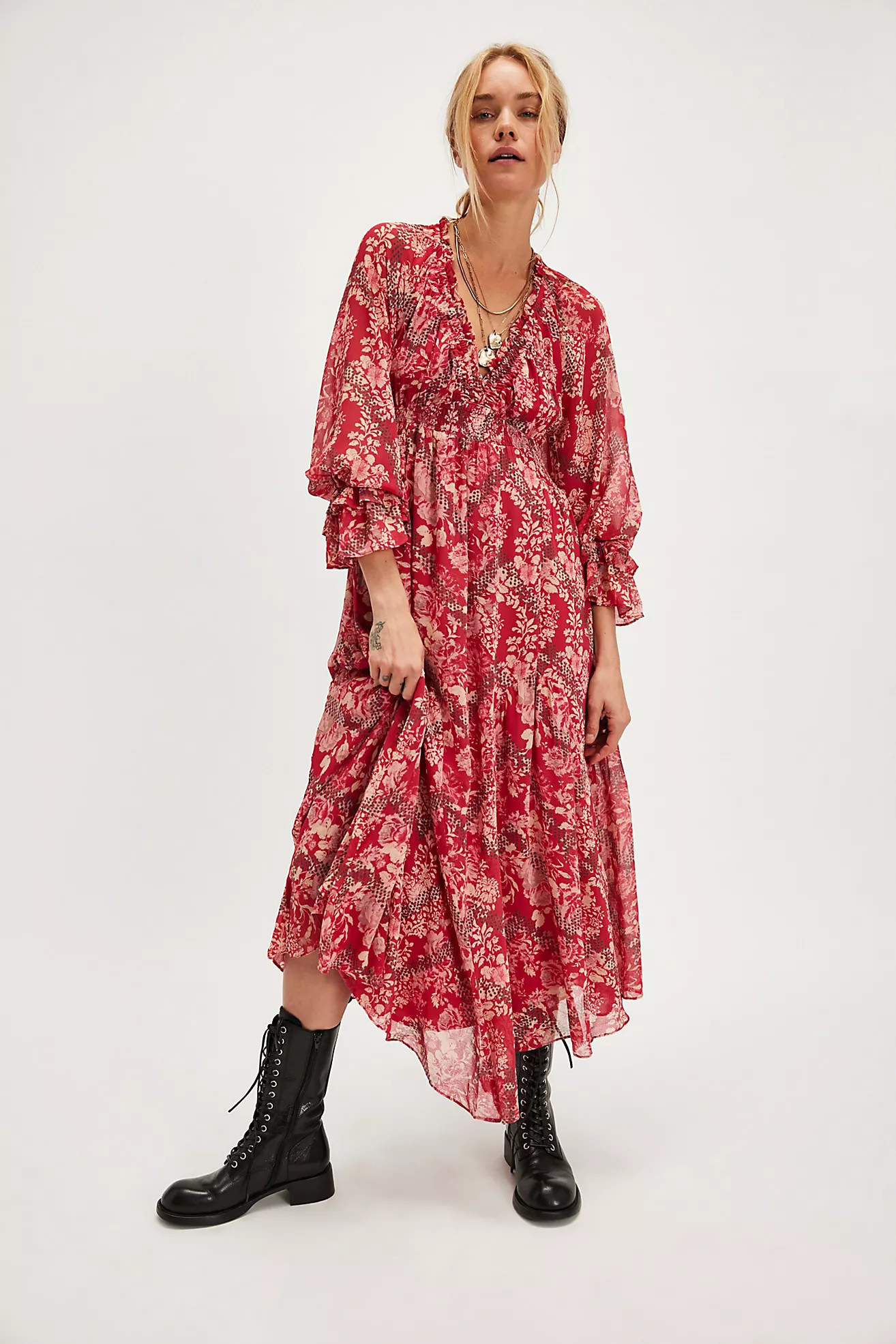 Lena Midi Dress | Free People (Global - UK&FR Excluded)