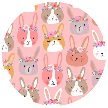 Boho Bunnies Bamboo Viscose Zippy | Little Sleepies