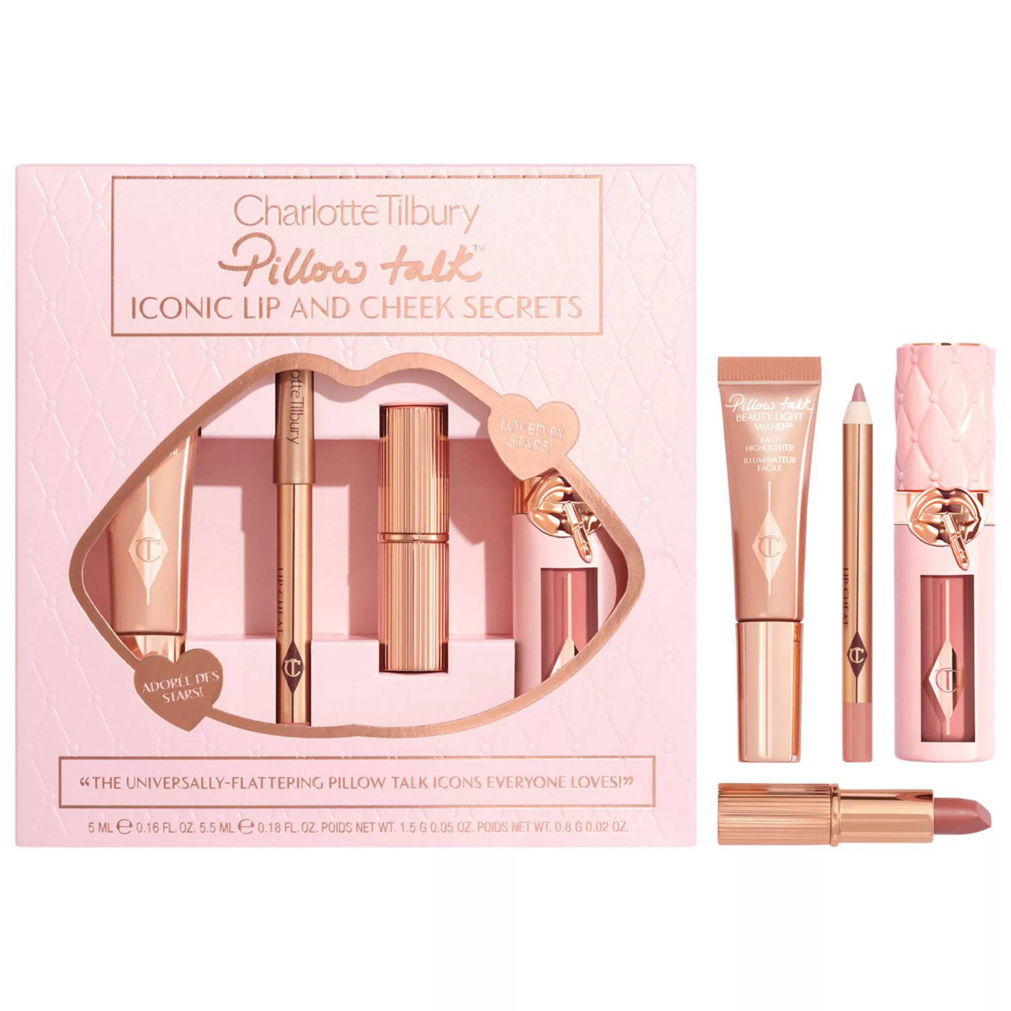 Charlotte Tilbury Pillow Talk Iconic Lip & Cheek Secrets Set | Kohl's