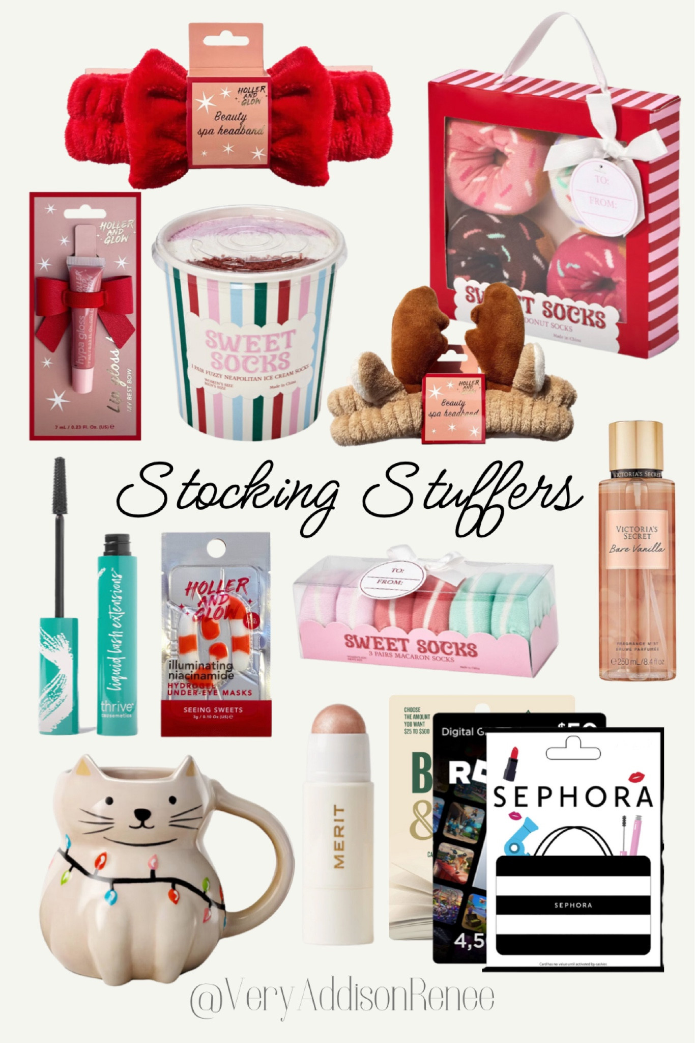 Happy December second! Check out all these super great stocking stuffers that are great for girls and ladies of any age! I absolutely love the fun socks from target and the holler and glow. Follow for more!











#LTKCyberWeek #LTKGiftGuide Christmas, Christmas gift, Christmas gift 2024, Christmas gift guide, girls Christmas gift, Christmas gift for her, Christmas gift ideas, Christmas ltk, ltk Christmas,xmas gifts, Christmas items, stocking stuffers, Christmas stocking stuffer, stocking ideas, gifts, gifts for her, ltk gift guide, ltk gifts, teen gift guide, gift guide, gift basket, gift ideas, gifts for teens, gifts for girls, teen girl, teen girl gift, tween gift, teen girl gift guide, tween gifts, tween gift guides, tween girl gifts, ltk teen, teen birthday gift, teen birthday gift girl, teen birthday present, present ideas, gift ideas teen

#LTKBeauty #LTKFindsUnder100 #LTKHoliday