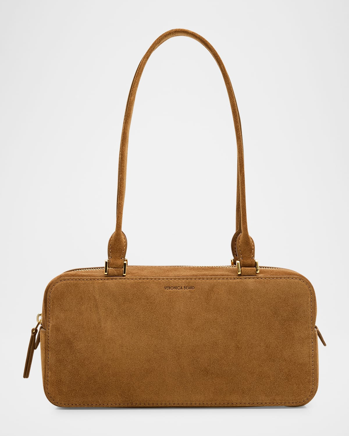Boxy Suede Shoulder Bag | Neiman Marcus